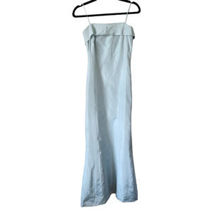 Vintage Vera Wang Taffeta Light Blue Gown size small